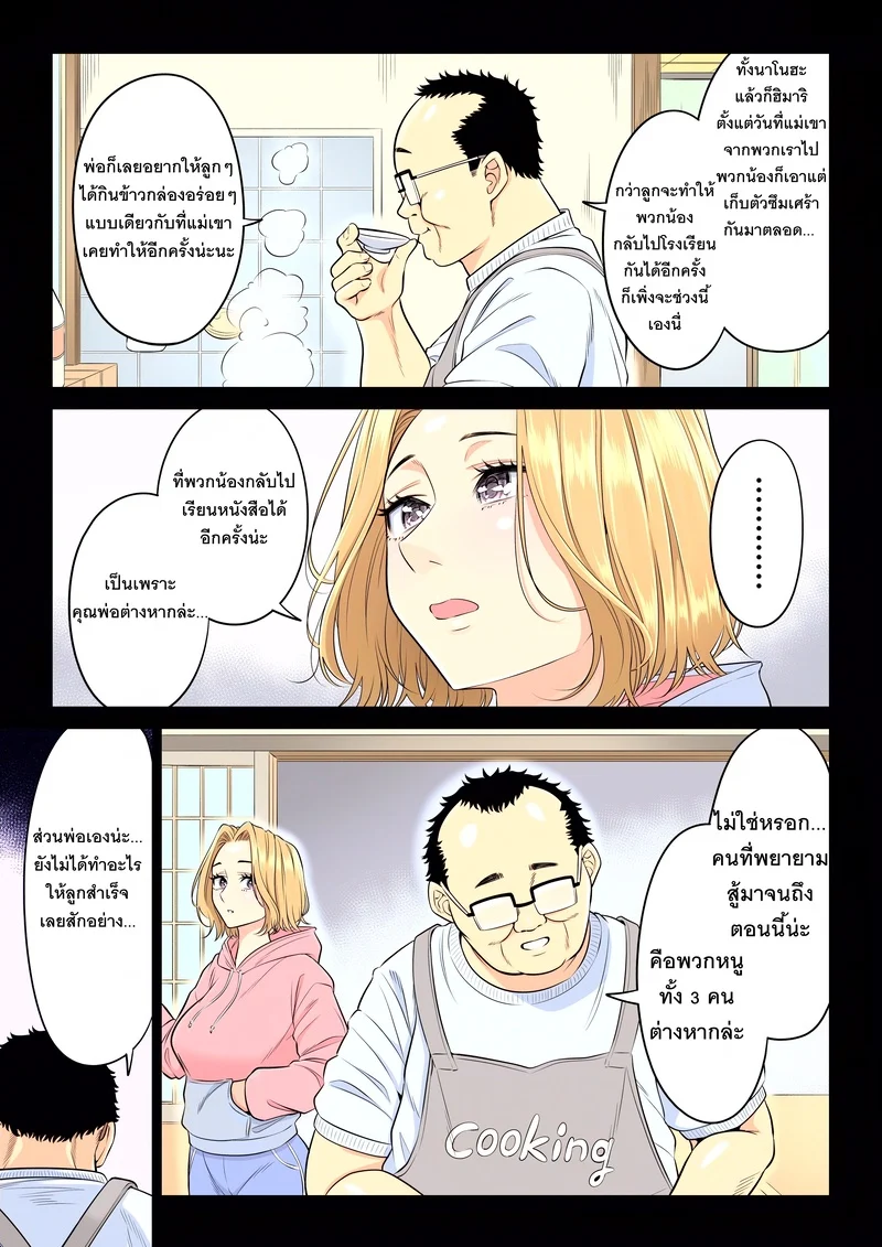 อ่านโดจิน หน้าที่บำบัดความใคร่ให้พ่อบุญธรรมของพวกเราสามพี่น้อง แปลไทย